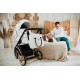wózek gondola dla dziecka 1w1 Kunert Ivento Premium  Eco White Pearl 