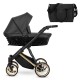  Kunert Ivento Premium 2w1 wózek dziecięcy  czarno złoty 07 Black Pearl 