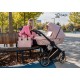 ❤️ Kunert Ivento Premium 2w1 wózek dziecięcy gondola i fotelik trix jasny fiolet róż złoto 13 Eco Pink Metalic nowość