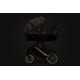 Kunert Ivento Premium 2w1 wózek głęboki i fotelik zestaw 2w1  02 black style czarno złoty wózek dziecięcy 