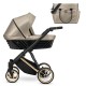 wózek sama gondola i fotelik nosidełko Kunert Ivento Premium 2w1 15 Eco Cappucino Metalic