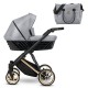 Kunert Ivento Premium 2w1 wózek dziecięcy gondola i fotelik trix 14 eco grey metalic szary
