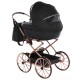 ❤️ JUNAMA Dolce Mini wózek dla lalek retro duży kolor czarny 11 gondola tako lalkowy