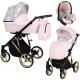 ❤️ Kunert Molto Premium wózek dziecięcy jasny różowy wzór kwiaty 3w1
