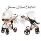 ❤️ JUNAMA Hand Craft Beżowy Wózek dziecięcy 2w1 07 beige