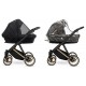 ❤️ Kunert Ivento Glam Premium wózek dziecięcy głęboki 1w1 19 Black Style  fashionable stroller black gold