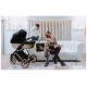 ❤️ Kunert Ivento Glam Premium wózek dziecięcy głęboki 1w1 19 Black Style  fashionable stroller black gold