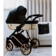 ❤️ Kunert Ivento Glam Premium wózek dziecięcy głęboki 1w1 19 Black Style  fashionable stroller black gold