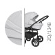  ZipyQ  2w1 Wózki dziecięce  Baby Merc jasny grafit ciemny szary
