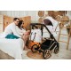  ❤️  Kunert Ivento Premium Wózek Dziecięcy Zestaw 4w1 dla dzieci Biały w kwiaty 04