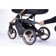 ❤️ Wózek Dziecięcy Coletto Fado 2w1 z Adapterami Maxi-Cosi 03 bezowo czarny miedziany