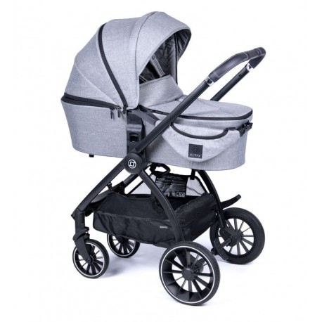 ❤️ Coletto Zokky Nuvo 2w1 Wózek Dziecięcy Szary nowoczesny
