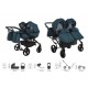 Junama Duo Space 2w1 Wózek dla bliźniaków 01 Junama twin stroller