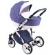 Niebieski w kratkę wózek dziecięcy wielofunkcyjny Comfort LONEX 3w1