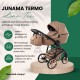 Junama Termo Line Tex wózek 2w1 01 Beige Beżowy 2 in 1  gondola spacerówka 