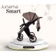 Junama Smart wózek 3w1 02 beżowy  baby 3 in 1 pram beige 