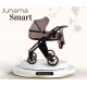 Junama Smart wózek 3w1 02 beżowy  baby 3 in 1 pram beige 