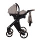 Junama Smart wózek 3w1 02 beżowy  baby 3 in 1 pram beige 