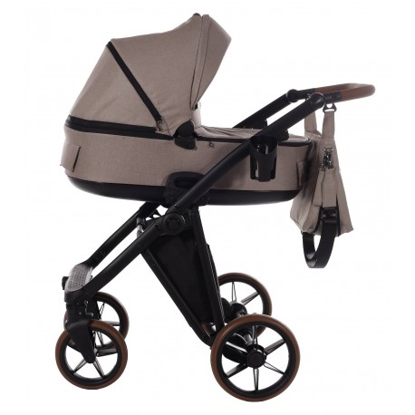 Junama Smart wózek 3w1 02 beżowy  baby 3 in 1 pram beige 