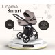 Junama Smart 01 wózek 2w1 czarny  black baby pram 