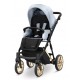 Ivento Premium Kunert Baby Wózek 2w1 22 Baby Blue Metalic 