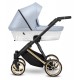 Ivento Premium Kunert Baby Wózek 2w1 22 Baby Blue Metalic 