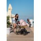 Kunert Baby Ivento Glam PREMIUM wózek gondola 1w1 20 Eco Pink Metalic z akcesoriami 