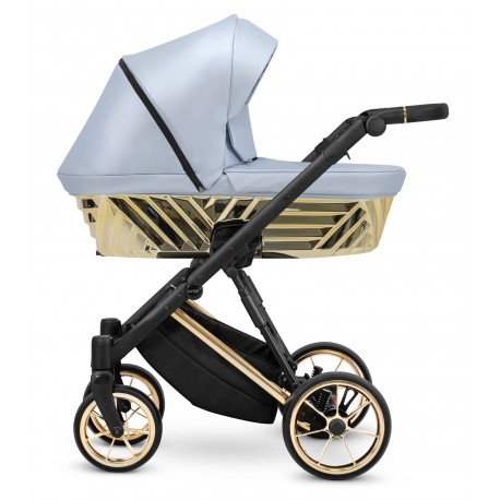 wózek wielofunkcyjny  Kunert Ivento Glam Premium 4w1 22 Eco Baby Metalic Błekitny