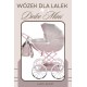 polski wózek dla lalek TAKO Dolce Mini Junama rózowy doll pram pink 