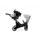 Kunert Brav Duo - Wózek dla bliźniaków 3w1 - rok po roku - 06 cream - pram for twins beige travel system 