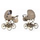 Beżowy Wózek dla lalek Duży TAKO IMPERIAL MINI Classic Junama beige doll pram