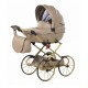 Beżowy Wózek dla lalek Duży TAKO IMPERIAL MINI Classic Junama beige doll pram