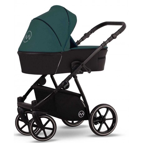 Lonex Pax Wózek dziecięcy 4w1 05 deep green - ciemny zielony 