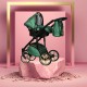 ❤️ Wózek dziecięcy wielofunkcyjny Malachit Wiejar 4w1 zielono złoty green gold pram stroller 