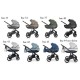 Wózek dziecięcy Milu Kids Bacio 2w1 zielony khaki