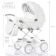 ❤️ TAKO Imperial Mini – śliczny wózek Dla Lalek z Gondolą i Regulowaną Rączką Zabawka 