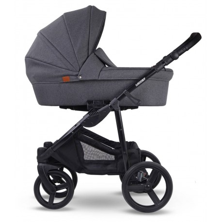 Wózek dziecięcy 3w1 LONEX Soft Dark Grey 01 