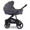 Wózek dziecięcy 3w1 LONEX Soft Dark Grey 01 ciemny szary 