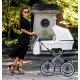 Wózek retro 3w1 Kunert Romantic 3w1 16  biały dla dziewczynki chłopca