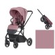 Różowy Wózek spacerowy dla dziewczynki Carrello Alfa 5508 Rouge Pink