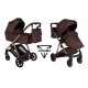Junama Ellegante Wózek 3w1 08 Brown Brązowy 