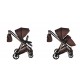 Junama Ellegante Wózek 3w1 08 Brown Brązowy 