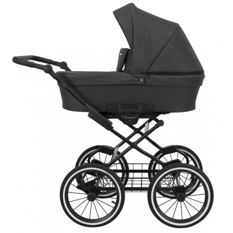 Wózek Retro 4w1 Romantic Kunert Antracyt 09