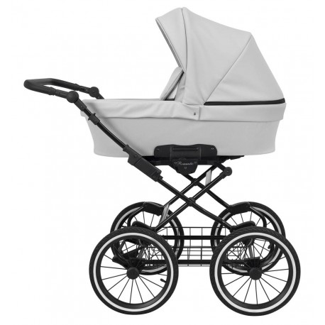 Wózek Retro 4w1 Romantic Kunert Popiel Eco 09