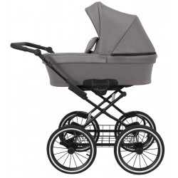 Wózek Retro 4w1 Romantic Kunert Grafit Eco Skóra 10