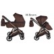Junama Ellegante Wózek 3w1 08 Brown Brązowy 