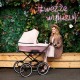 Wózek Dziecięcy Retro 4w1 Romantic Kunert 01 Kolorowy duże koła