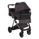Junama Ellegante Wózek 2w1 Czarny 04 Black