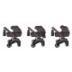 Junama Ellegante Wózek 2w1 Czarny 04 Black