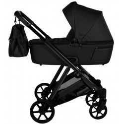 Junama Ellegante Wózek 2w1 Czarny 04 Black